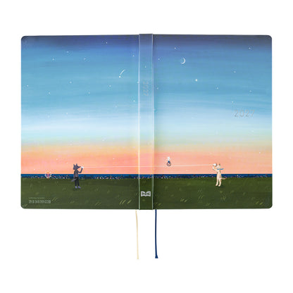 2027 Hobonichi HON Hiroko Kubota: String Telephone Until the Moon is Full《ENG/A6/Daily/Jan start/Mon start》