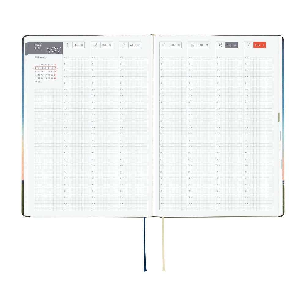 2027 Hobonichi HON Hiroko Kubota: String Telephone Until the Moon is Full《ENG/A5/Daily/Jan start/Mon start》