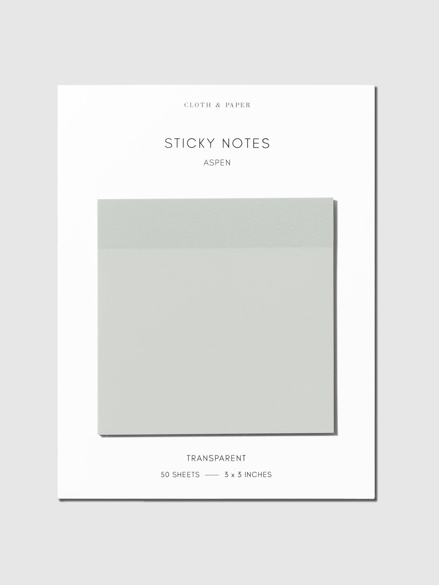 Transparent Sorbet Sticky Notes · Cloth & Paper