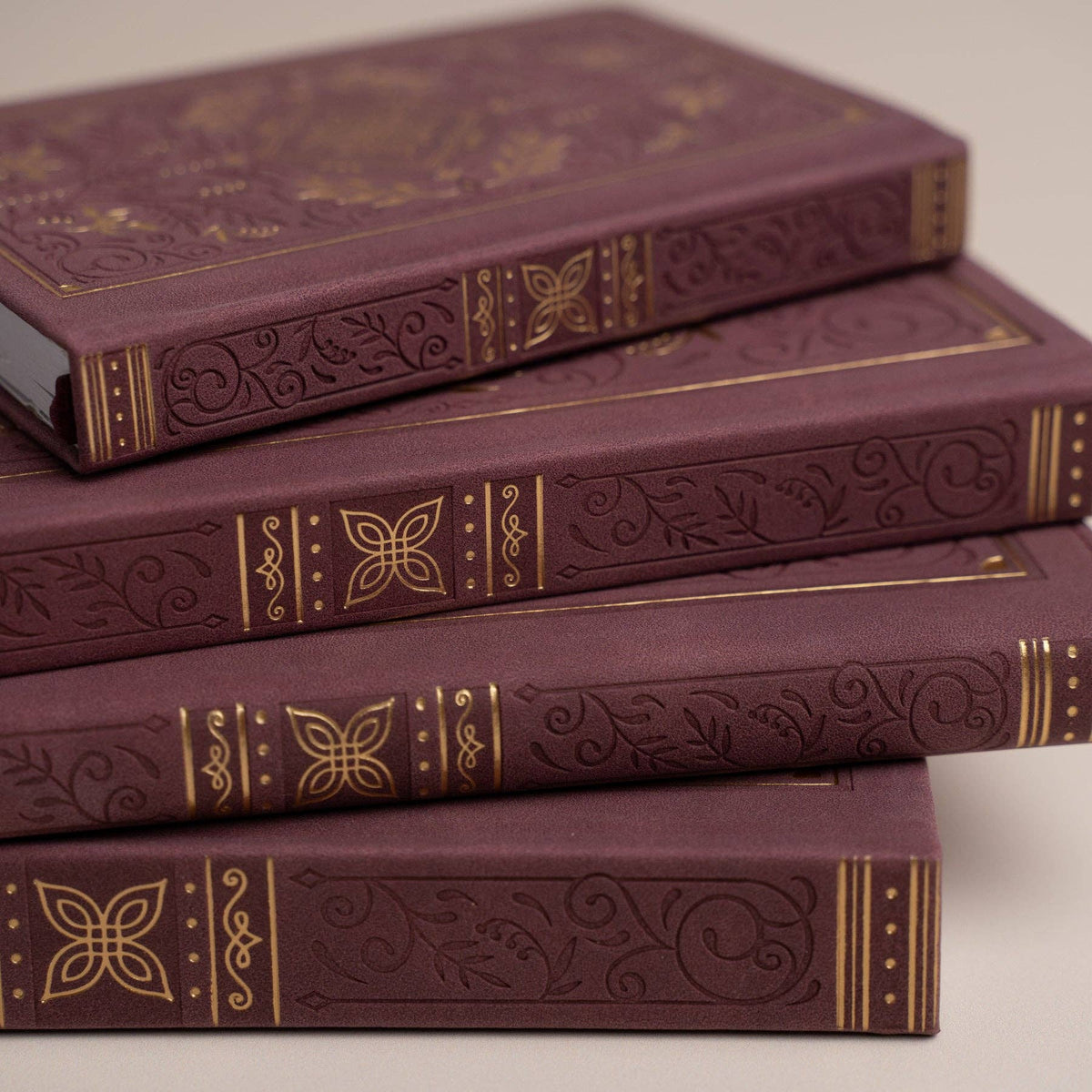 Storybook in Plum A5 Dot Grid Notebook · Archer & Olive