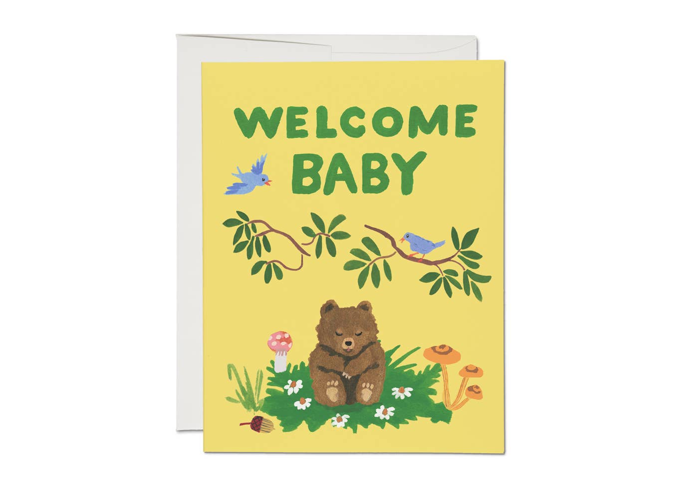 Baby Cub Greeting Card · Red Cap Cards