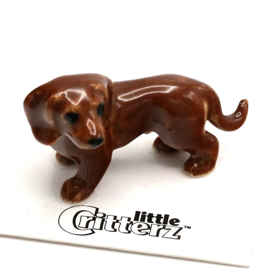 Julie Red Dachsund Porcelain Miniature · Little Critterz