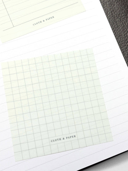 Transparent Graph Sticky Note · Cloth & Paper