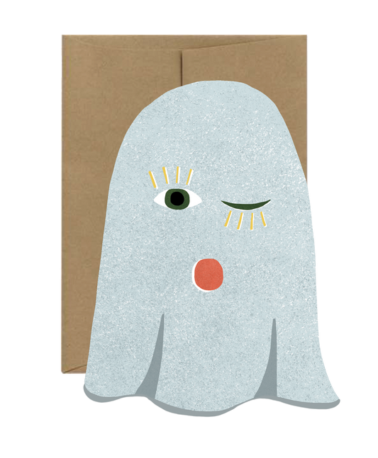 Ghost Blink Die Cut Card · Isatopia