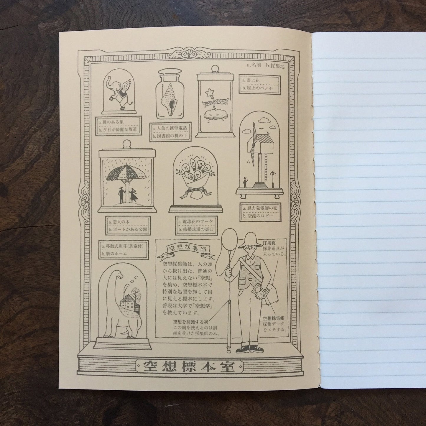 Brown Fantasy Collection Notebook · Kyupodo