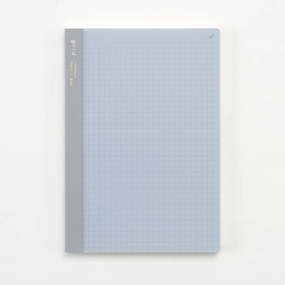 Isshoni. NoteBook Number A5 Grid : Black・Daigo