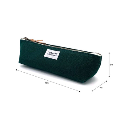 Black Kurashiki Canvas Boat Pen Case · LUDDITE
