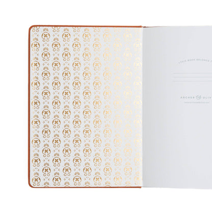 Chrysanthemum A5 Slim Dot Grid Notebook · Archer & Olive