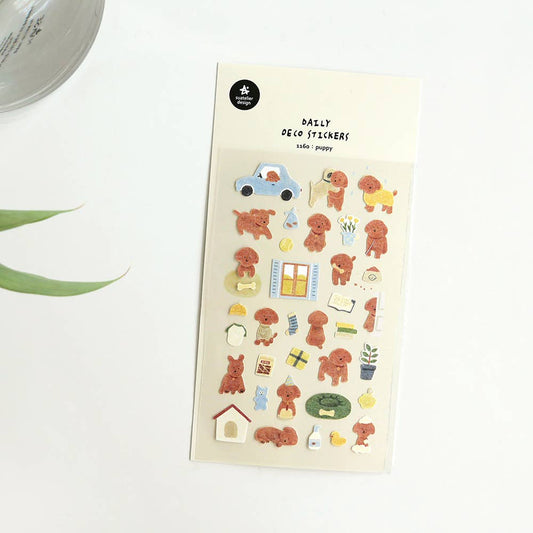 Puppy Sticker Sheet ·  Suatelier Design