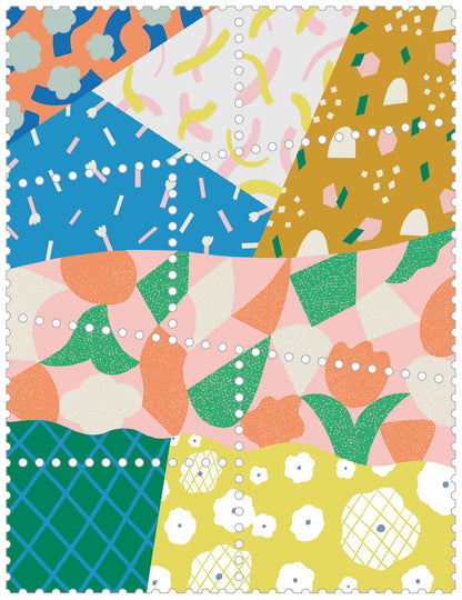 Patchwork Stamps KITTA Washi Tape · King Jim