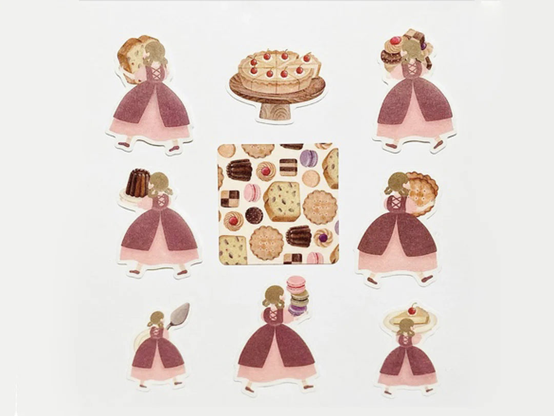 Necktie Baked Sweets Flake Sticker · Papier Platz