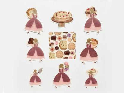 Necktie Baked Sweets Flake Sticker · Papier Platz