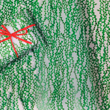 Green Necklace Tracing Paper Wrapping Paper · Regaro Papiro