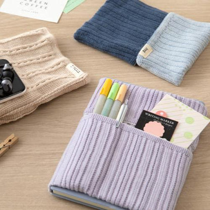 A6~B6 Knitted Techo Haramaki Book Band · Midori