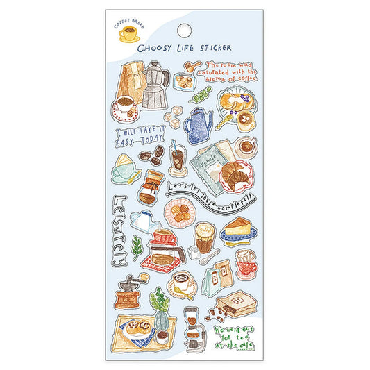 Coffee Break Choosey Life Series Sticker Sheet · Mind Wave