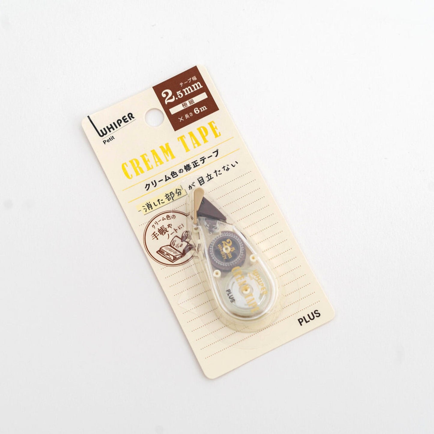 PLUS Whiper Petit Cream Correction Tape 《2.5mm》