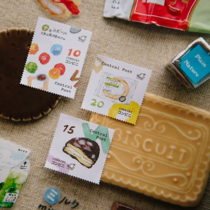 Convenience Store Stamp Sticker Sheet · OURS Studio