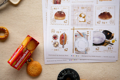 Sweet Hours Stamp Sticker Sheet · OURS Studio