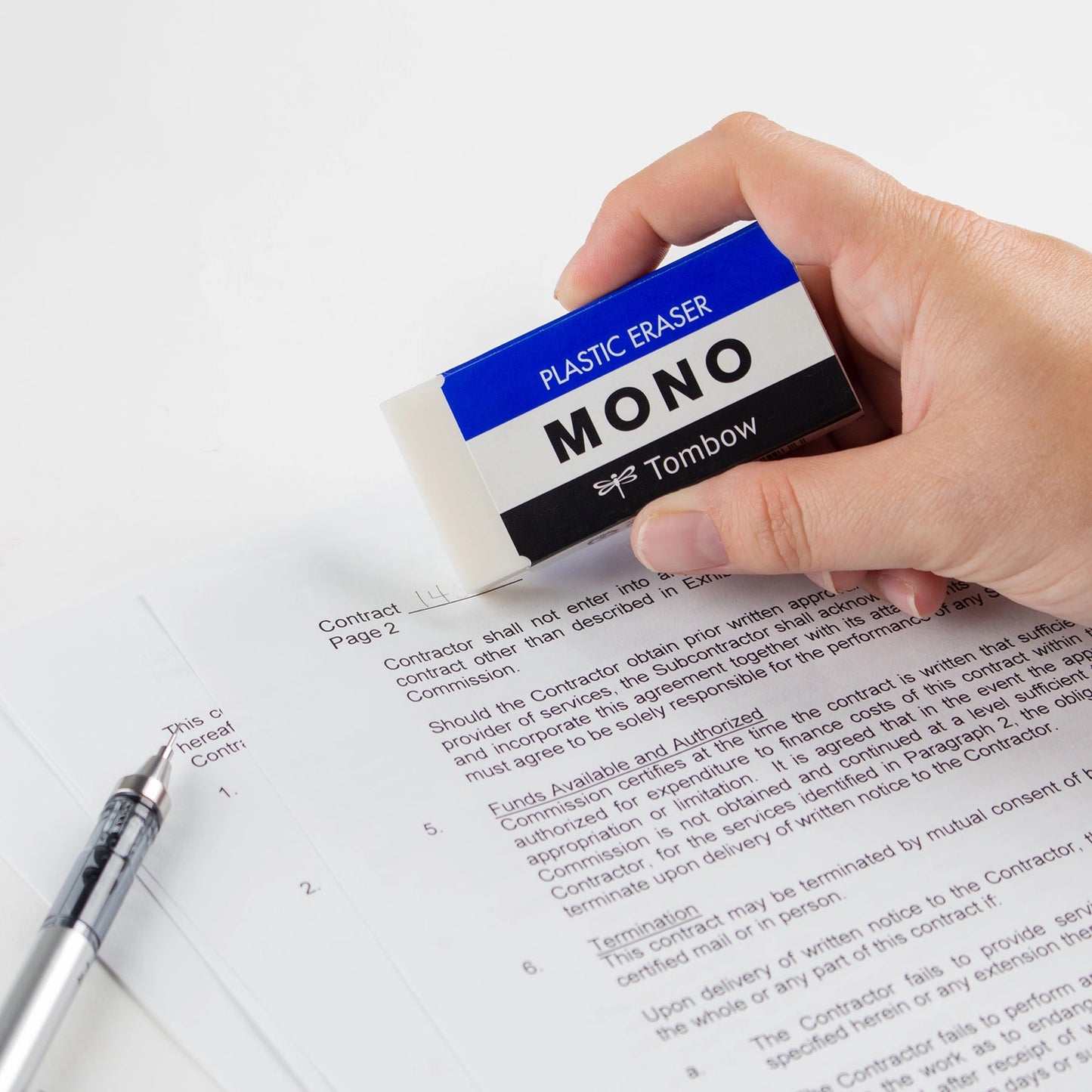 Tombow Mono Plastic Eraser《Jumbo》