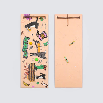 Marigold 2 Animal Gift Tag Set · kawi