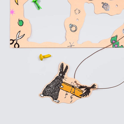 Marigold 2 Animal Gift Tag Set · kawi