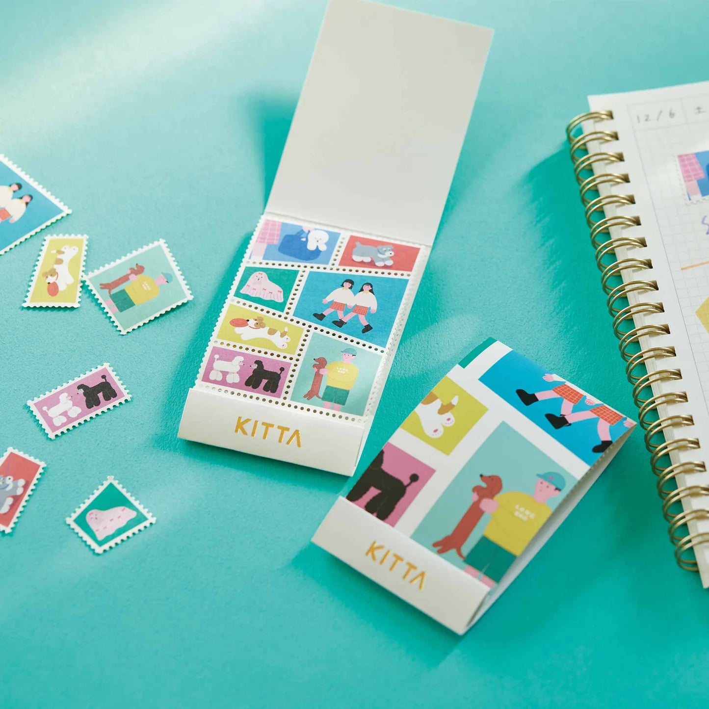 Dog Stamps KITTA Washi Tape · King Jim