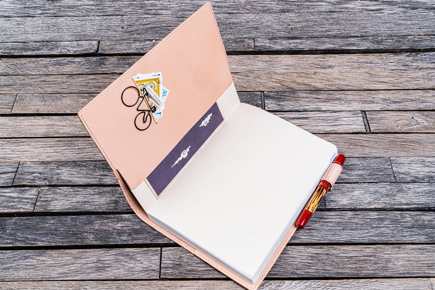 Undyed A5 Slim Leather Notebook Cover · Galen Leather Co.