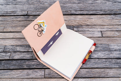 Undyed A5 Slim Leather Notebook Cover · Galen Leather Co.