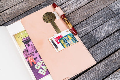 Undyed A5 Slim Leather Notebook Cover · Galen Leather Co.
