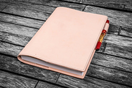 Undyed A5 Slim Leather Notebook Cover · Galen Leather Co.