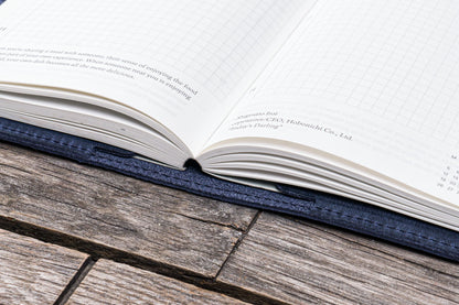 Blue A6 Slim Leather Notebook Cover · Galen Leather Co.
