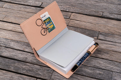 Undyed A6 Slim Leather Notebook Cover · Galen Leather Co.