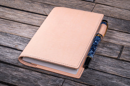 Undyed A6 Slim Leather Notebook Cover · Galen Leather Co.