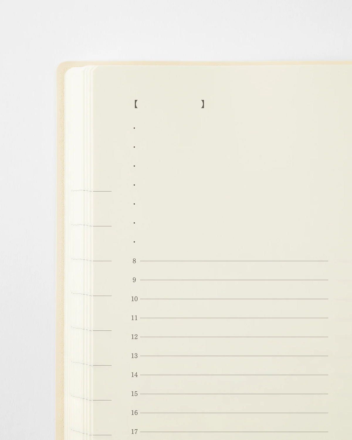 2027 MD Diary 1 Day 1 Page《A5 Square》