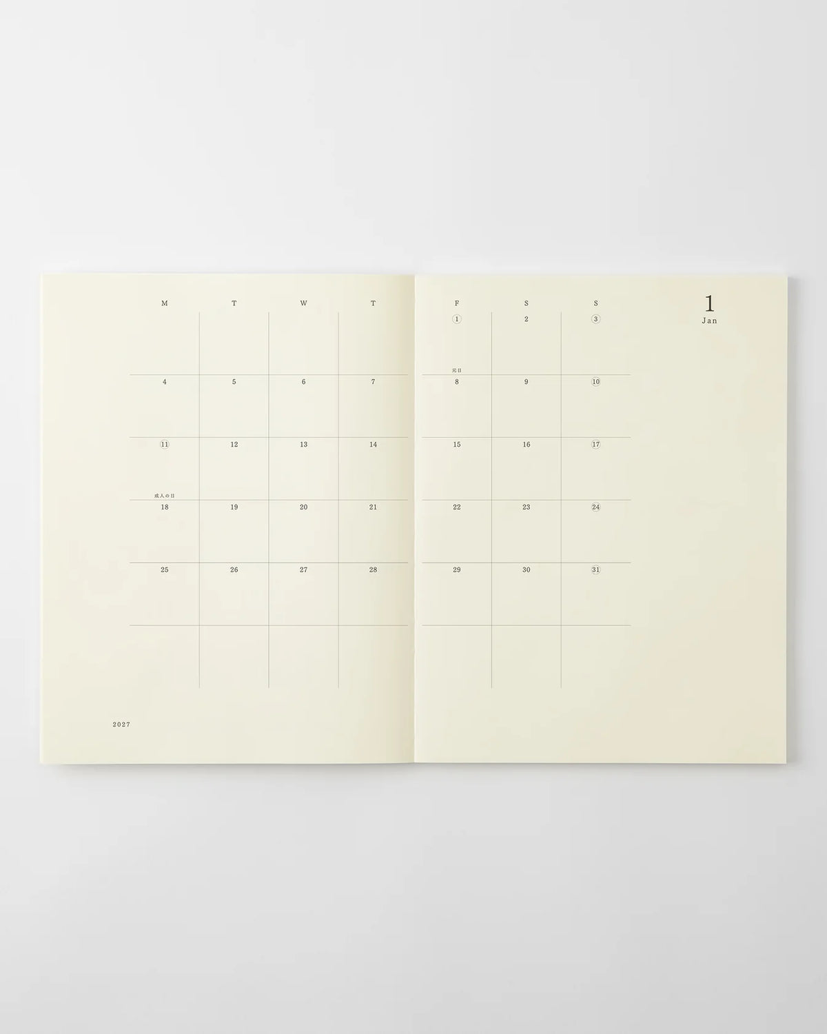 2027 MD Diary《A4 Thin》