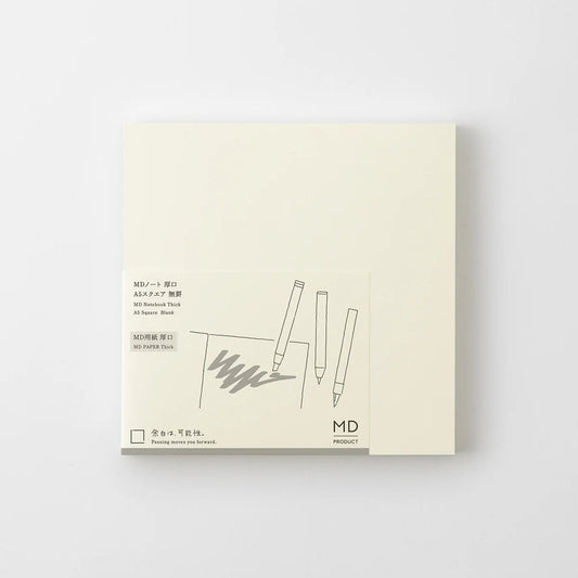 MD Notebook Thick Blank《A5 Square》
