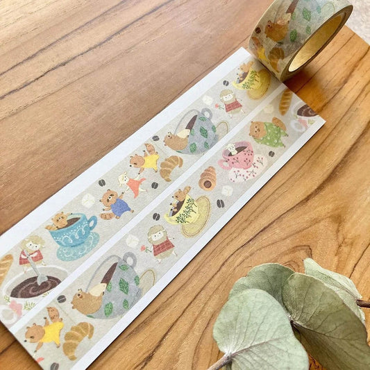 Coffee Family Washi Tape・Keibunsha & meriBUN