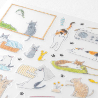 Cat Planner Sticker Sheet · Midori
