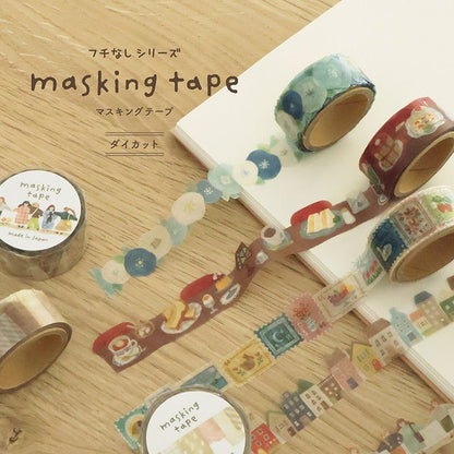 Charming Houses Die Cut Washi Tape · Mind Wave