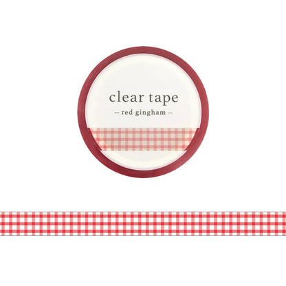 Red Gingham 7mm Clear Tape · Mind Wave