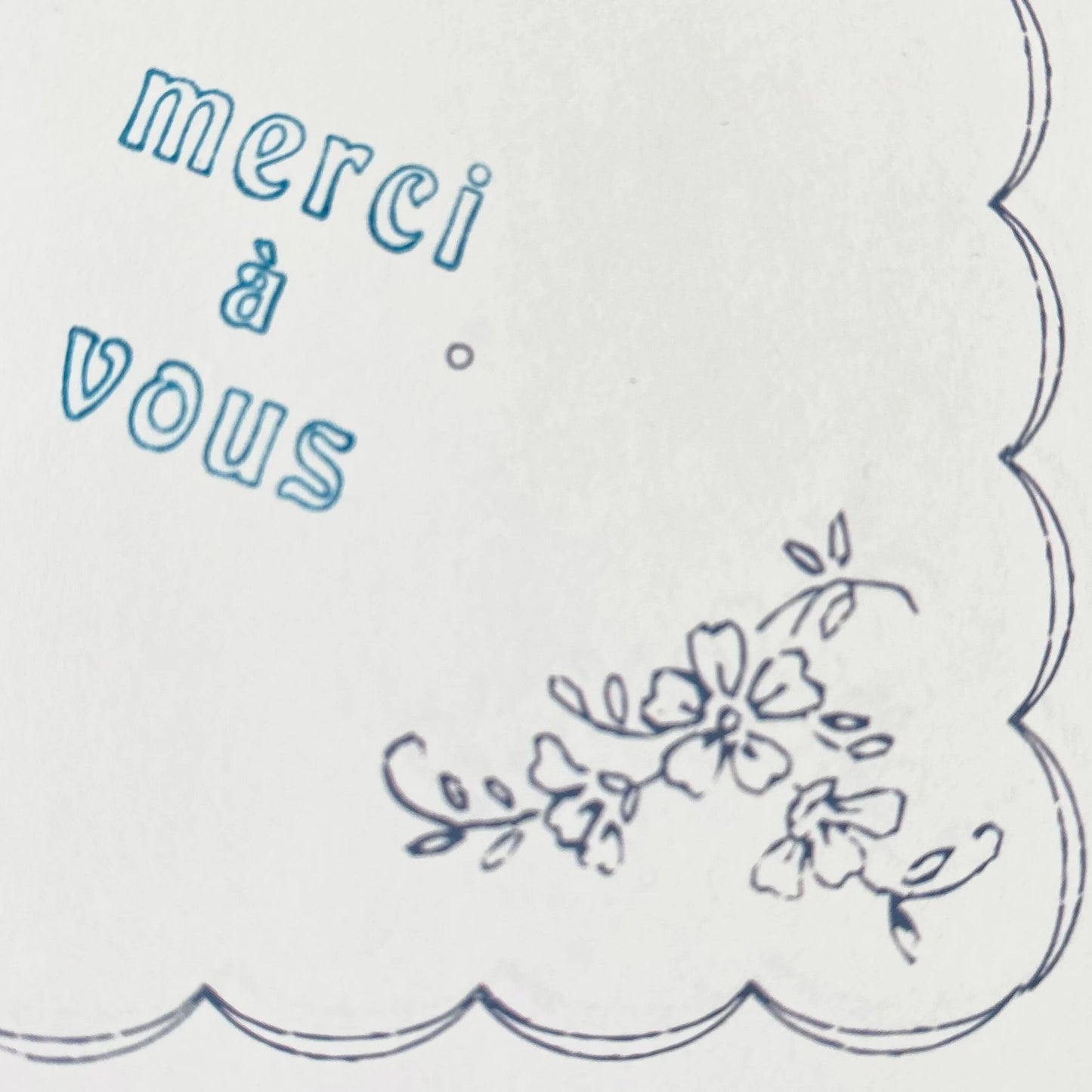 Merci à Vous Wooden Stamp・Mon petit artiste