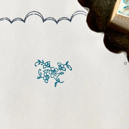 Mercerie Petit Fleur Wooden Stamp・Mon petit artiste