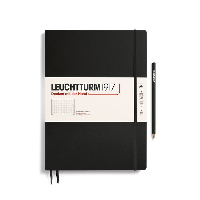 Black A4 Master Slim Dotted Hardcover Notebook · Leuchtturm1917