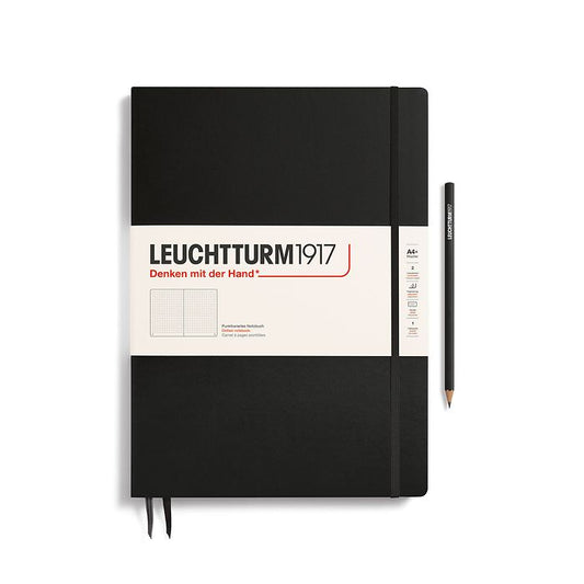 Black A4 Master Slim Dotted Hardcover Notebook · Leuchtturm1917