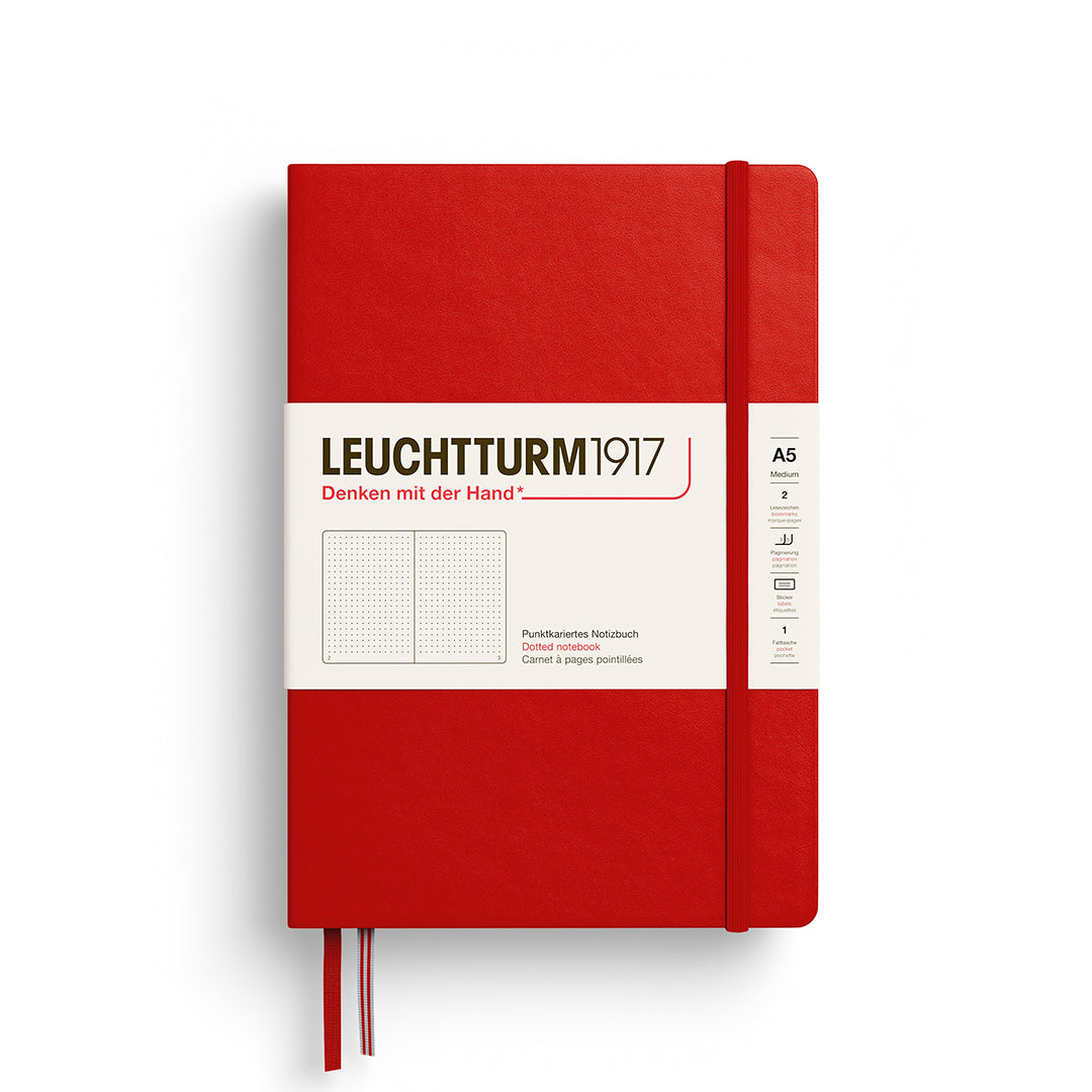 Cherry A5 Dot Grid Hardcover Notebook · Leuchtturm1917