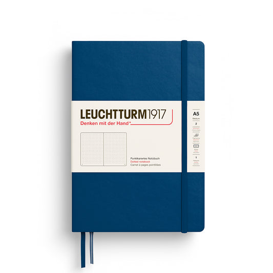 Indigo A5 Dot Grid Hardcover Notebook · Leuchtturm1917