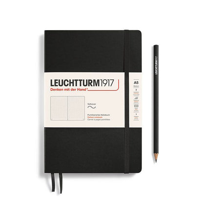 Black A5 Dot Grid Hardcover Notebook · Leuchtturm1917