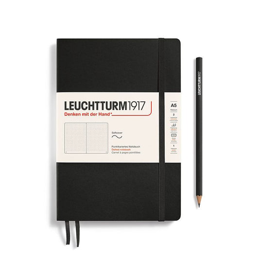 Black A5 Dot Grid Hardcover Notebook · Leuchtturm1917