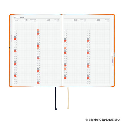 2027 Hobonichi HON ONE PIECE magazine: Very Very Merry!《JPN/A6/Daily/Jan start/Mon start》