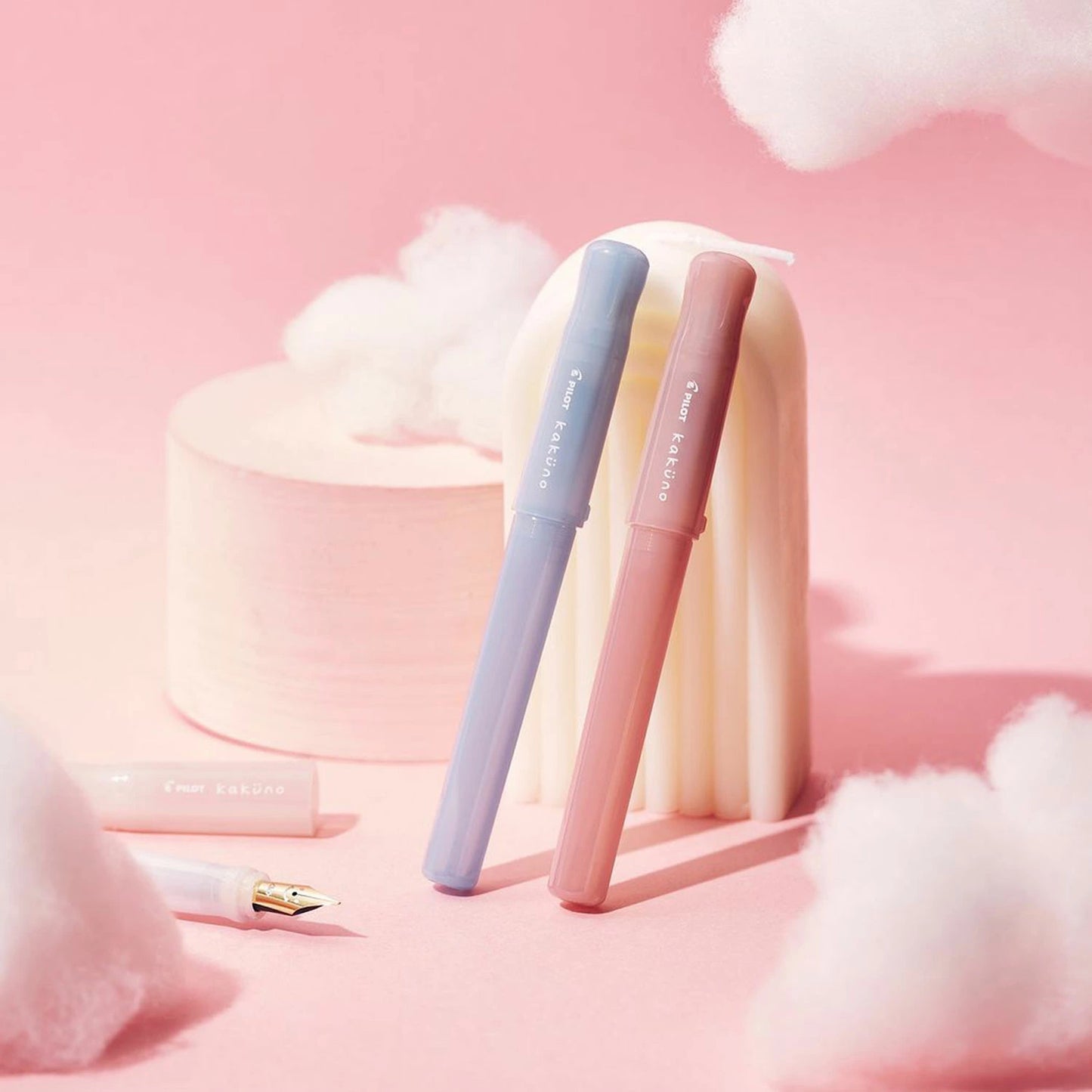 Pilot Kakuno Light Pink Fountain Pen《Madoromi Series》